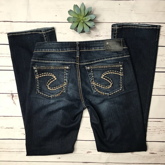 Silver Jeans Denim - {Silver} sz 27 Aiko bootcut dark wash jeans